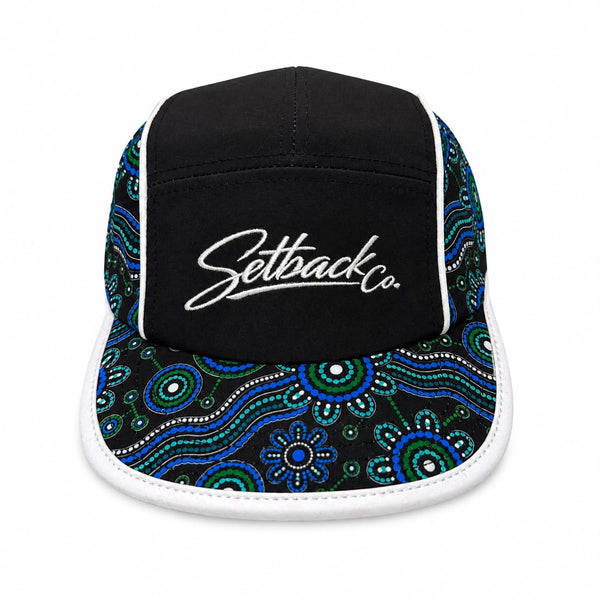 Setbackco Soft Brim 5 Panel Cap (The Journey)